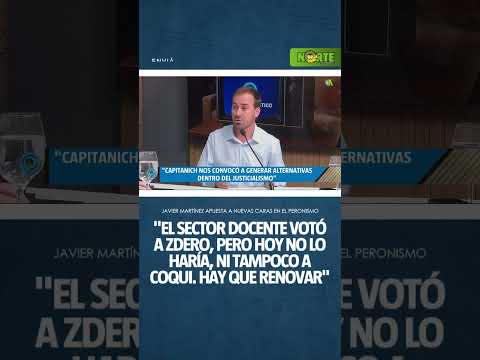 Javier Martínez: “El peronismo con nuevas caras es competitivo para las elecciones del 2027”