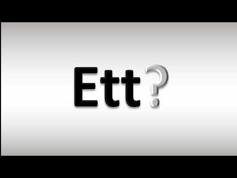 How to Pronounce Ett