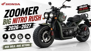 Honda Zoomer Big Nitro Rush 2026–2027 Review | Ultimate Honda Sport Scooter Concept