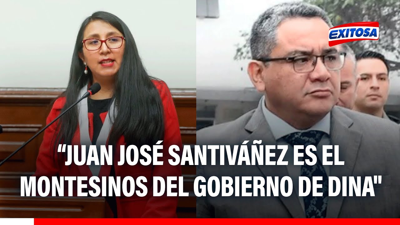 🔴🔵 Juan José Santiváñez "es el Montesinos del gobierno de Dina", señala Ruth Luque