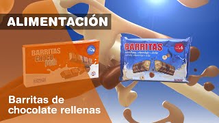Mercadona Barritas de chocolate rellenas, irresistibles anuncio