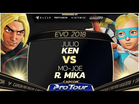 Julio (Ken) vs Mo-Joe (R. Mika) - EVO 2018 - Pools - SFV - CPT 2018