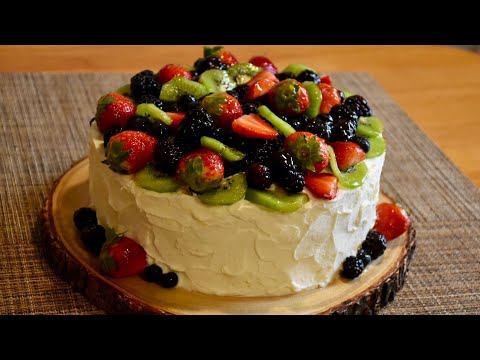 download lagu mp3 mp4 Vanilla Cake With Fruit Topping, download lagu Vanilla Cake With Fruit Topping gratis, unduh video klip Vanilla Cake With Fruit Topping