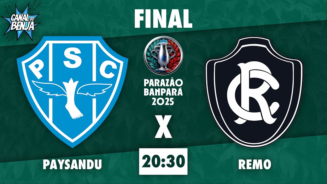 AO VIVO E COM IMAGENS: PAYSANDU X REMO  | 1º JOGO DA FINAL | PARAZÃO 2025
