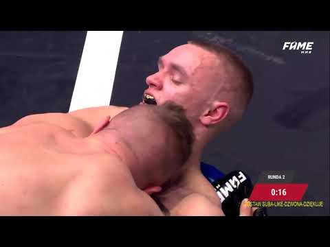 FAME MMA 3   Cała walka Dawid Malczyński vs Amadeusz Ferrari    Najlepsza jakość
