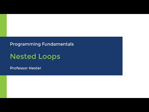 Nested Loops in C++ Tutorial and Demo