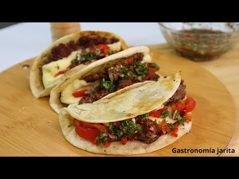 Taco Burger (receta de taco con carne molida) #recetasfaciles #cena #food #almuerzo #comida