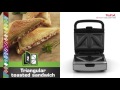 Snack Collection Tefal XA800112 Sumuštinių kepimo plokštės, Juodos spalvos