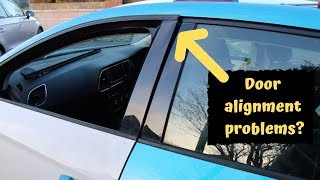 Aligning the doors on the Seat Leon