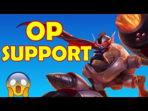 This Champion is a SUPPORT NOW?! | RUMBLE SUPPORT GUIDE, RUNES & BUILD - S10 League of Legends