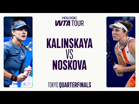 Anna Kalinskaya vs. Linda Noskova | 2025 Tokyo Quarterfinal | WTA Match Highlights