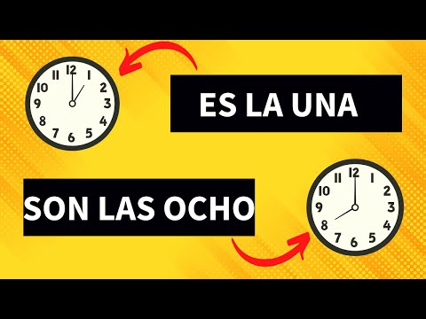 How to tell time in Spanish
