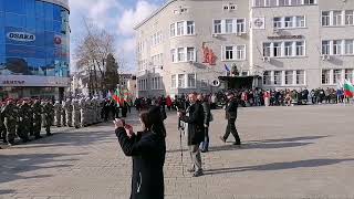 Освещаване на бойните знамена и водосвет за здраве на българското войнство от гарнизон Бургас