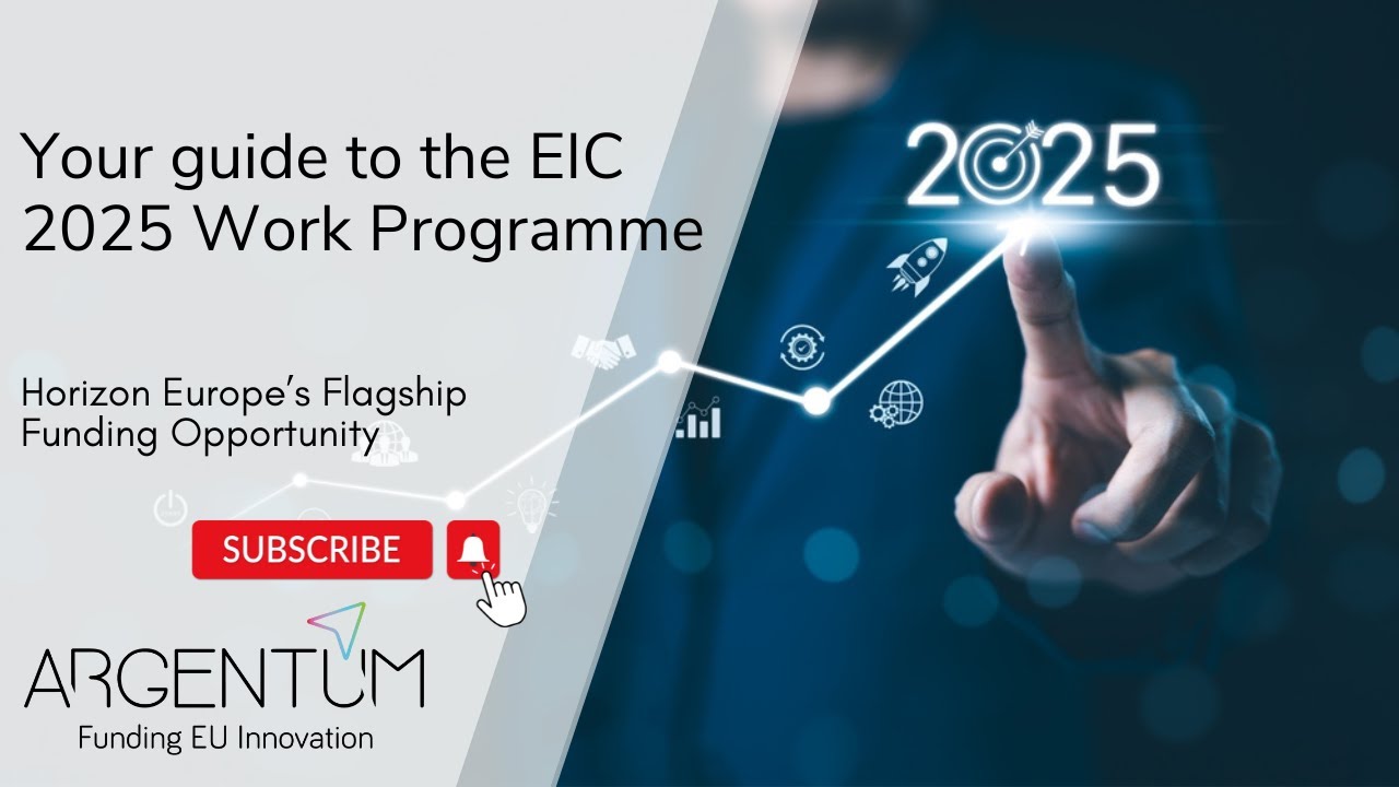Your guide to the EIC Work programme 2025