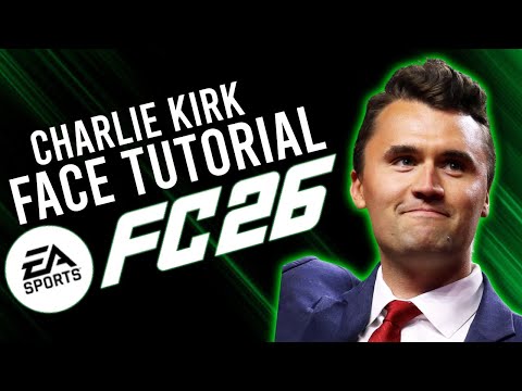 EA FC 26 | CHARLIE KIRK | Pro Clubs & Career Mode Face Creation