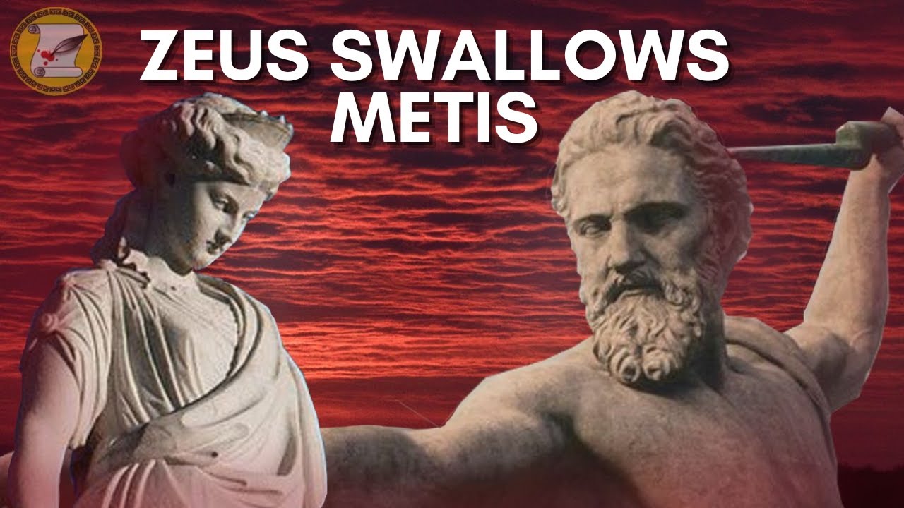 GREEK MYTHOLOGY: ZEUS EATS HIS FIRST WIFE METIS - THE BIRTH OF ATHENA