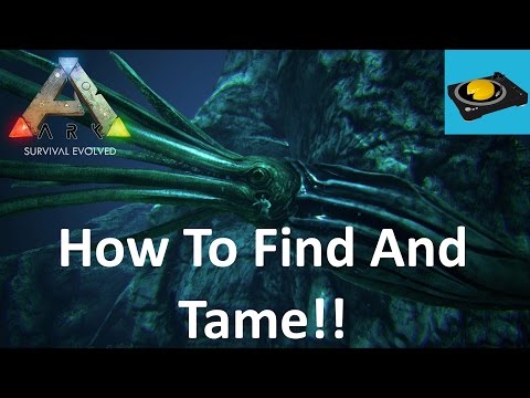 How To Find And Tame The Tusoteuthis In Ark!!!