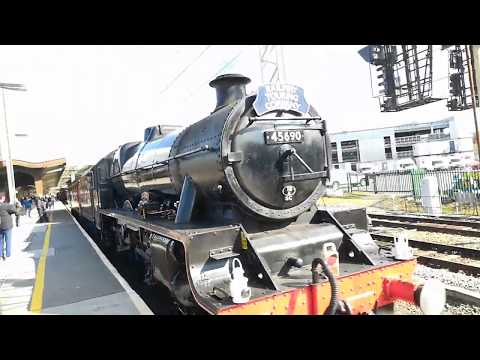 Jubilee No. 45690 Leander at Preston on the 13th April 2019.