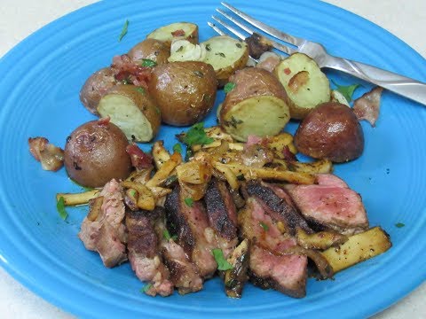 #マイカラバッシュ - フードランドファームズのプレフステーキ スパイシーサンバルハマクア産マッシュルーム添え (#MyCalabash -  Foodland Farms Pulehu Steak with Spicy Sambal Hamakua Mushrooms)