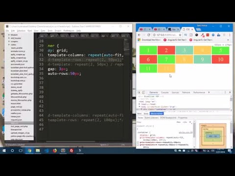 CSS Grid - Fraction Units, Repeat, Auto-Fit, MinMax and Implicit Rows