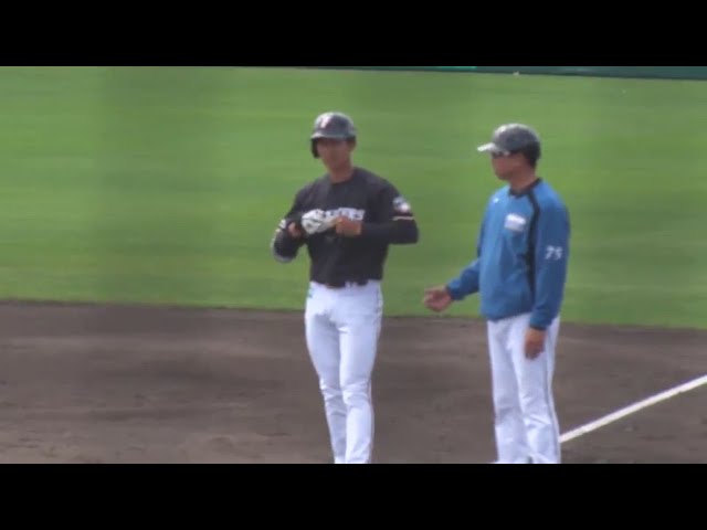 【春季キャンプ】ルーキーのファイターズ･石井一 逆方向へ2点タイムリー!!