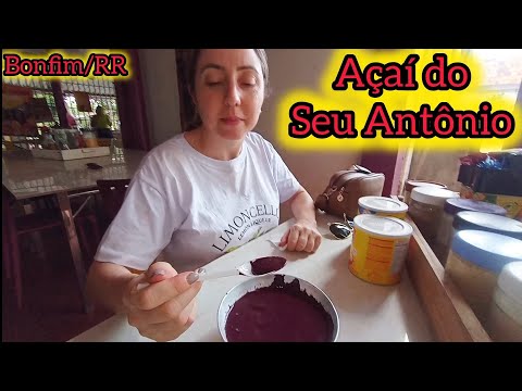 Açaí do Seu Antônio 🥣 Melhor açaí de Roraima 🇧🇷 Fica em Bonfim próximo de Boa Vista 