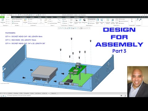 Creo Parametric - Design for Assembly - Part 3
