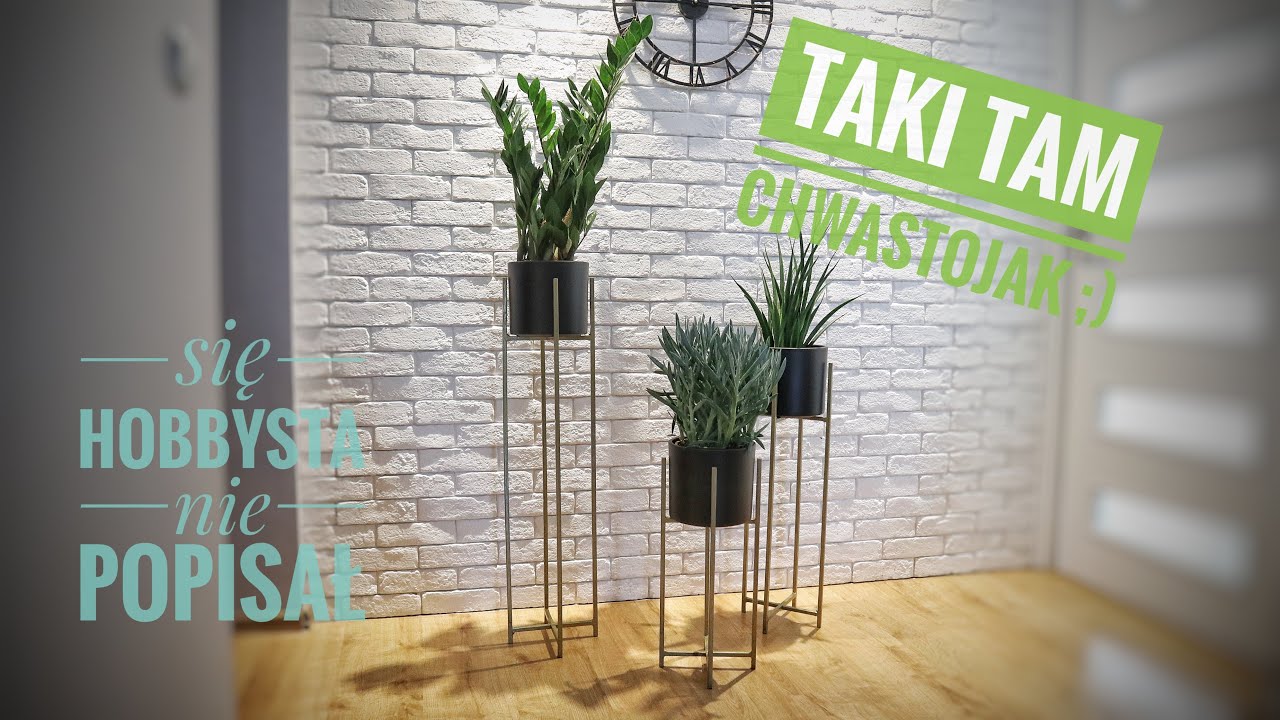 JAK ZROBIĆ STALOWE STOJAKI NA DONICZKI - czyli metalowe nogi na doniczki