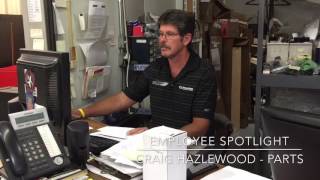 Employee Spotlight - Craig Hazlewood