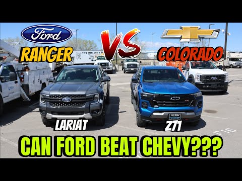 2024 Ford Ranger Lariat VS Chevy Colorado Z71: Who Makes The Better Mid Size Truck?