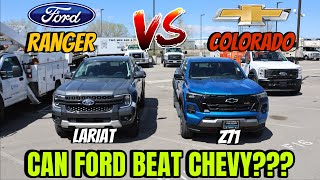 2024 Ford Ranger Lariat VS Chevy Colorado Z71: Who Makes The Better Mid Size Truck?