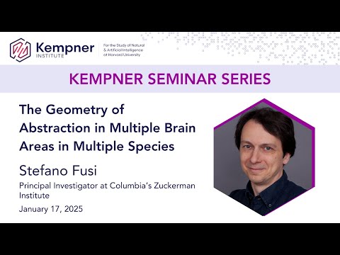 The Geometry of Abstraction in Multiple Brain Areas in Multiple Species with Stefano Fusi