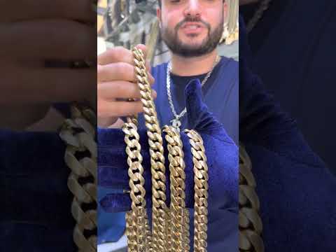 What’s the difference between hollow, semi-solid, and solid Gold chains.