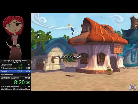 Escape from Monkey Island any% speedrun - 49:02 (WR)