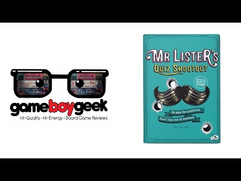 Mr Lister's Quiz Shootout Review with the Game Boy Geek