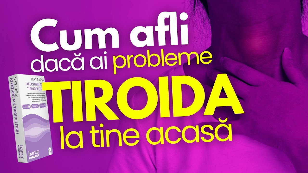 Test de TIROIDĂ acasă la tine