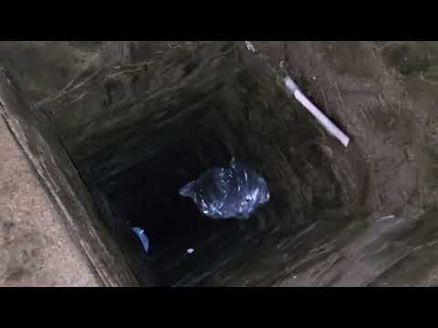 throwing garbage down 42 storie chute.