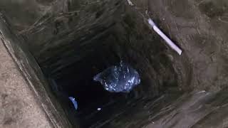 throwing garbage down 42 storie chute.
