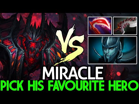 MIRACLE [Shadow Fiend] Pick His Favourite Hero Against Pro PA Dota 2