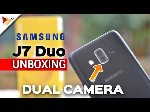 Samsung Galaxy J7 Duo Unboxing And Hands On | Samsung's Budget Dual Camera Smartphone | Data Dock