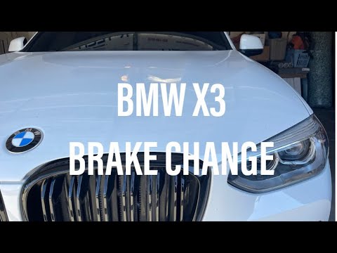 HOW TO: BMW X3 2020 Brake change