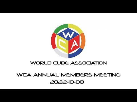 WCA Annual Members Meeting - 2022.10.08