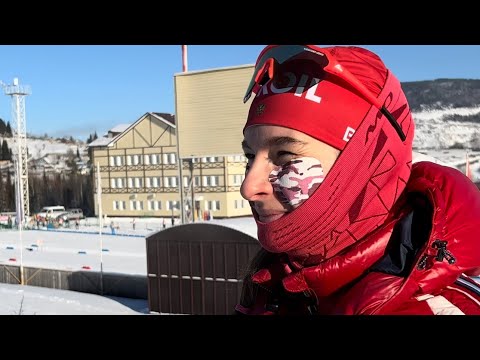 Лыжи Наталья Непряева о победе в классической разделке на этапе Кубка России в Вершине Тёи