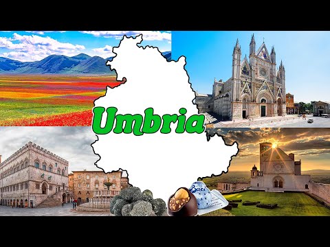 ⛪🌼🌻 UMBRIA - The Regions of Italy (Geography) 🌍📚
