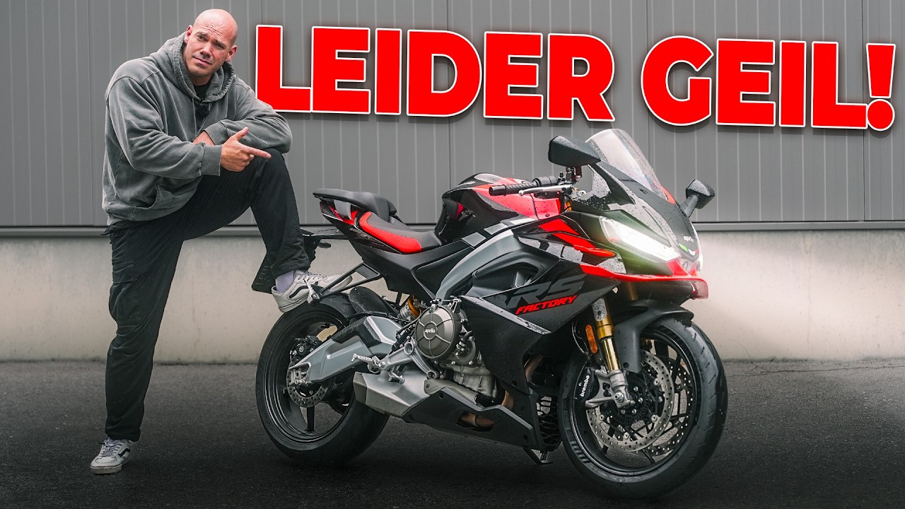 APRILIA RS660 FACTORY 2025 ERSTE FAHRT!