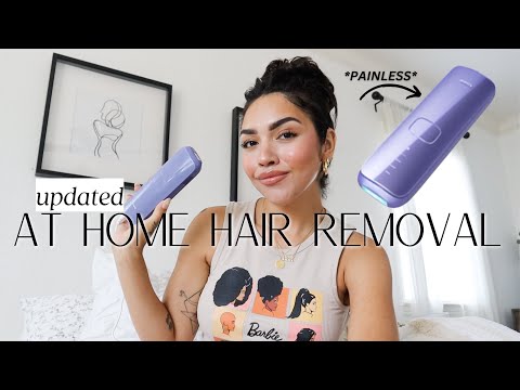 My *Updated* At home laser hair removal routine ft.