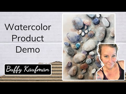 Watercolor Product Demo / Daniel Smith Mineral Marvels