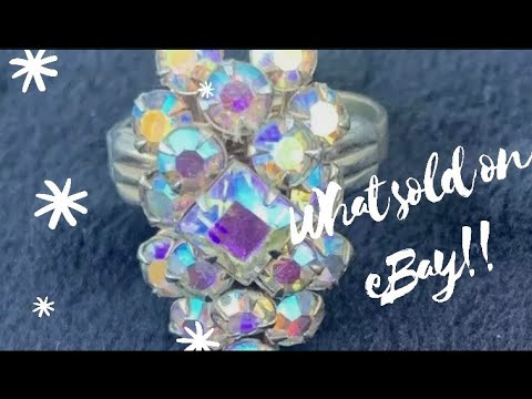 What sold on eBay July 1-14! Also announcing the winners to my last jewelry giveaway!