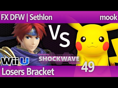 SW 49 Smash 4 - FX DFW | Sethlon (Roy) vs mook (Pikachu, Fox) - Losers Bracket