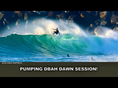 Surfing. Pumping Duranbah Wall Dawn Session! Sunday 14th June 2026